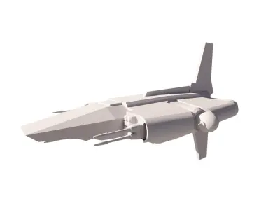 Spaceship-spacecraft-Ultra14 3D model