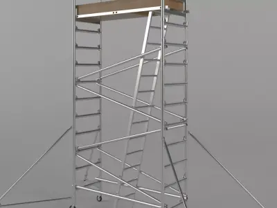 Scaffold tower 3 3D model