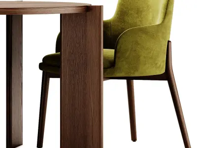 Phantom Hands Table and Tirolo Celine Chair 3D model