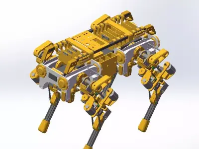 Robot Dog 3D model 5