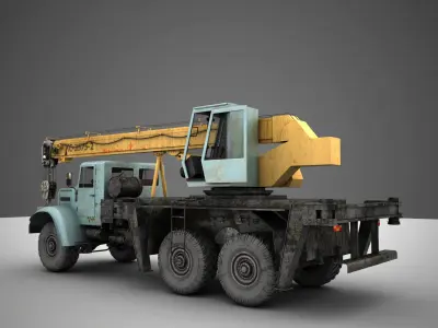 crane KrAZ 3D model