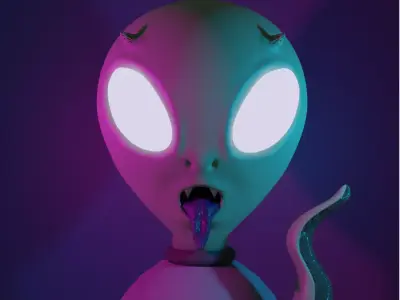 Terry The Alien 3D model