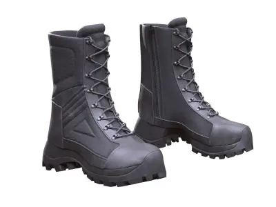 Military Boots 6 - All MH Bodies - UE5 Skeletons - Rigged Low-poly 3D model