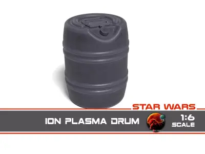 Ion Plasma Drum 1-6 scale Hottoys  3D print model