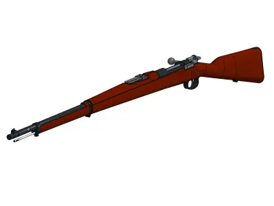 Movie Prop - Spanish Mauser M1893 3D print model