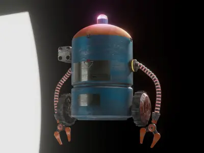 STOP ROBOT 3D model