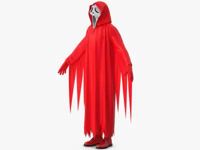 Halloween Costume Ghostface 3 3D model