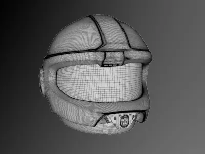 Airwolf Helmet 3D print model