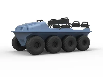 Argo 750 HD 8x8 Scale 1 to 18 3D print model