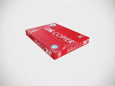 Paper Bundel Low-poly 3D model