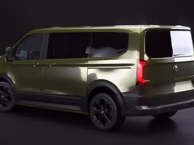 VW T7 Caravelle PanAmericana 2026 - 3 LODs PBR Low-poly 3D model