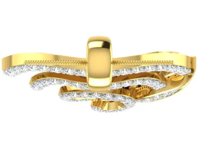 Cute simple earring pendent set 3D print model