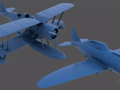 Ro43 - Re2000 - Commercial license - 1-200 scale - BUNDLE 3D print model