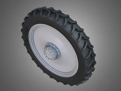 Tractor Tire 3D model