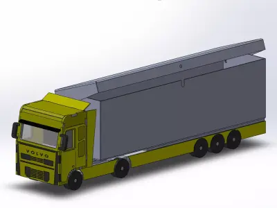Truck giftbox 3D print model