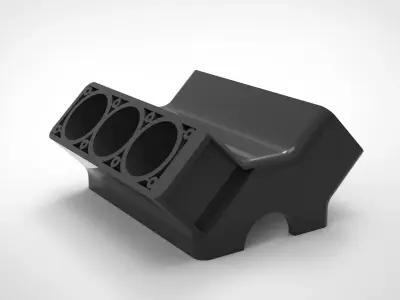 Engine Block V6 3D model