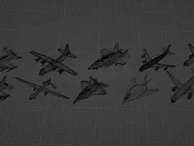 US Air Force 3D Pack 3D model
