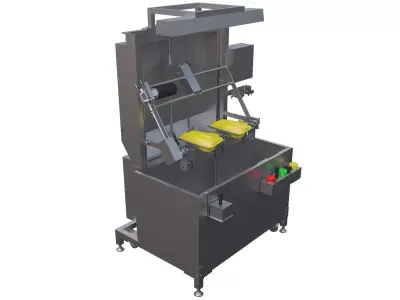 Fuel tank sealing test machine 3D model