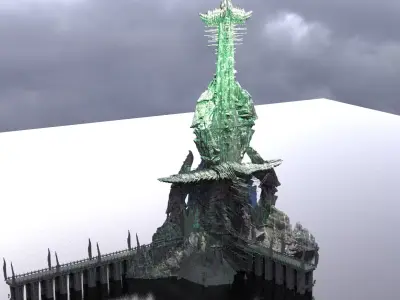Atlan Great Tower 1  3D model
