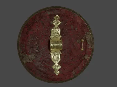 Spartan shield 3D model purchase