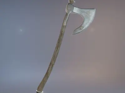 Battleaxe Asset Free low-poly 3D model