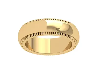 Solitaire Engagement Ring 3D print model 59