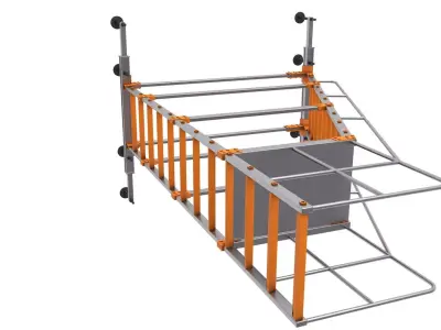 industrial Multifunctional Ladder 3D model purchase