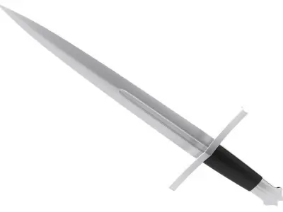 Dagger 1 sword 3D model purchase
