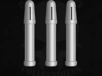 Bazooka V2 STL Files For Action Figures 3D print model
