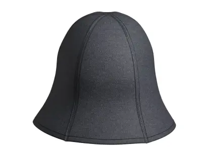 Black Denim Bucket 3D model