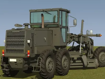 JGSDF Motor Grader MG330 3D model