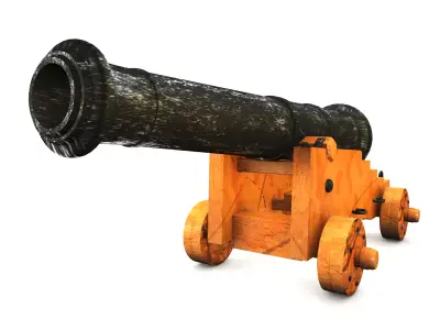 ancient canon 3D model