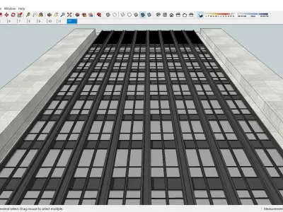 Sketchup Office building 126 3D model