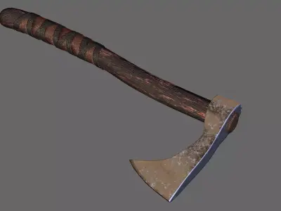 Norge Throwing Axe Low-poly 3D model
