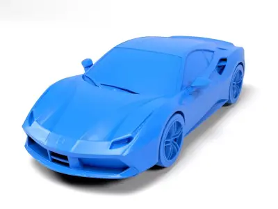 Ferrari car 3D print model