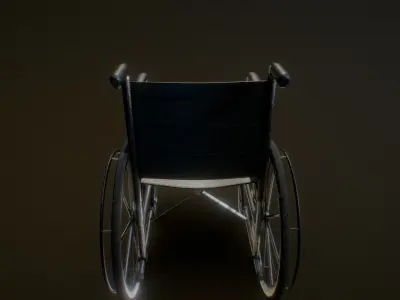 WhellChair wheelchair Free 3D model