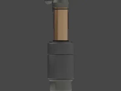 MTB Rear suspension shock  Free 3D model