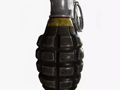 Grenade MK2 Low-poly 3D model purchase