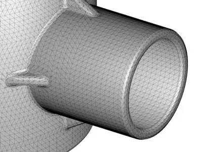 Round Electrical Junction Box 3D print model