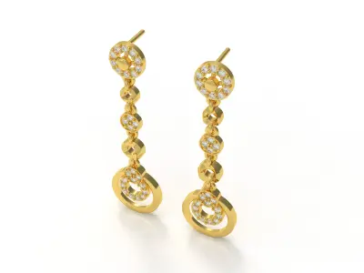 Diamond Pendant Set 22 3D print model