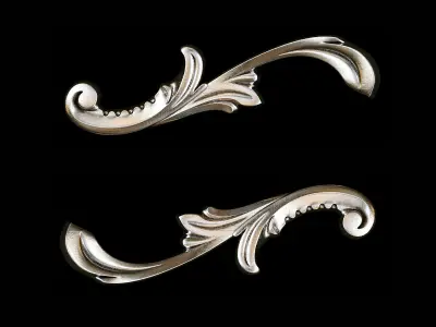 Classic carved 074 3D model