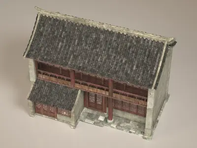 Ancient buildings Chinese ancient architecture 3D model purchase