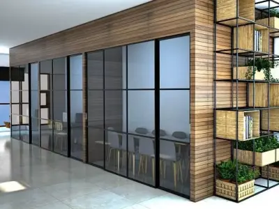 Industrial Office 3D model