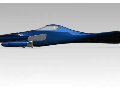 Space Ship 3D model shop