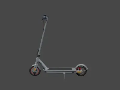 High-Quality Generic Electric Scooter 3D Model 3D model