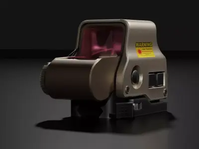 EOTech EXPS3 Type Gun Holographic Sight 3D model