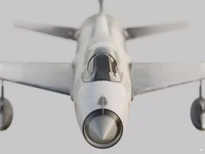Mig 21 Free low-poly 3D model purchase