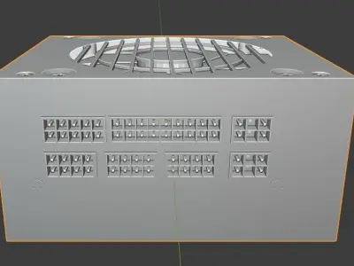 Power Supply Corsair SF 600W Free 3D model