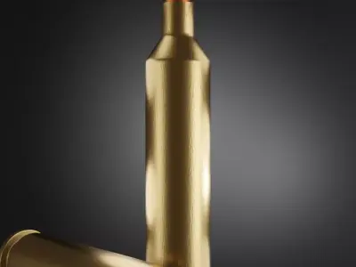 Bullet gold cartridge Free 3D model