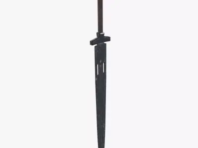 Medieval Sword V01 Low-poly 3D model